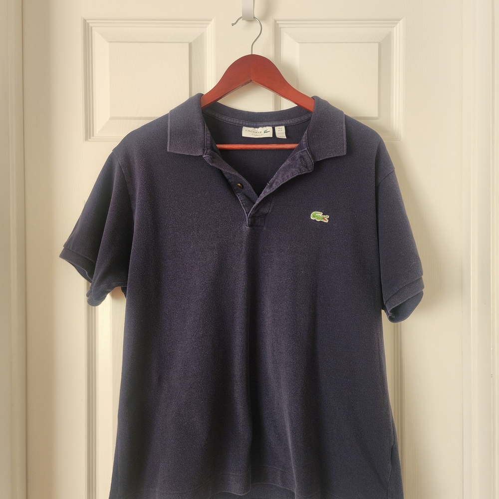 Lacoste Men's Navy Polo Shirt - Classic, Smart Casual, Preppy, Modern Academia
